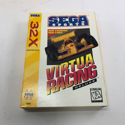 Virtua Racing Deluxe (Sega 32X, 1994) Complete in Original Box, CIB