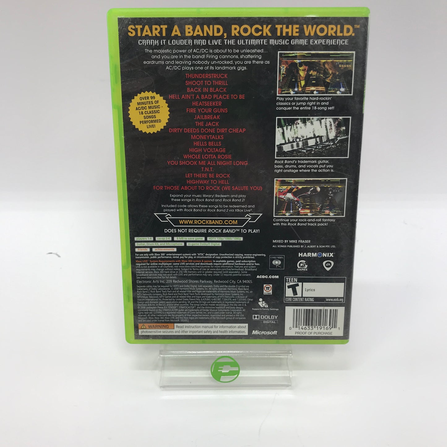 Rockband Collection [Rockband 2, 3, ACDC Live, All CIB] Microsoft Xbox 360 Games