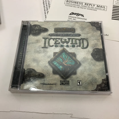 Icewind Dale (PC, 2000) w/ Original Big Box and Manual, No Map