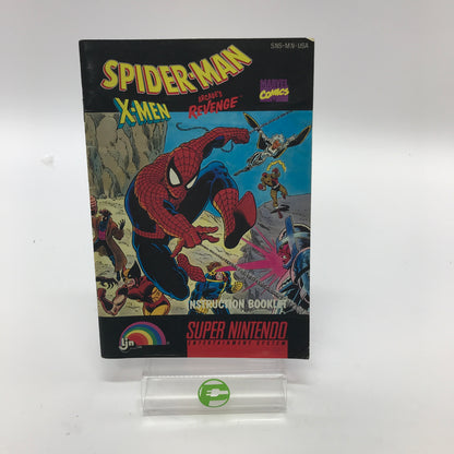 Spider-Man X-Men Arcade's Revenge (Super Nintendo SNES, 1992) Tested Works
