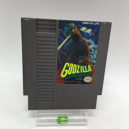 Godzilla (Nintendo NES, 1989) Tested and Working w Dust Sleeve