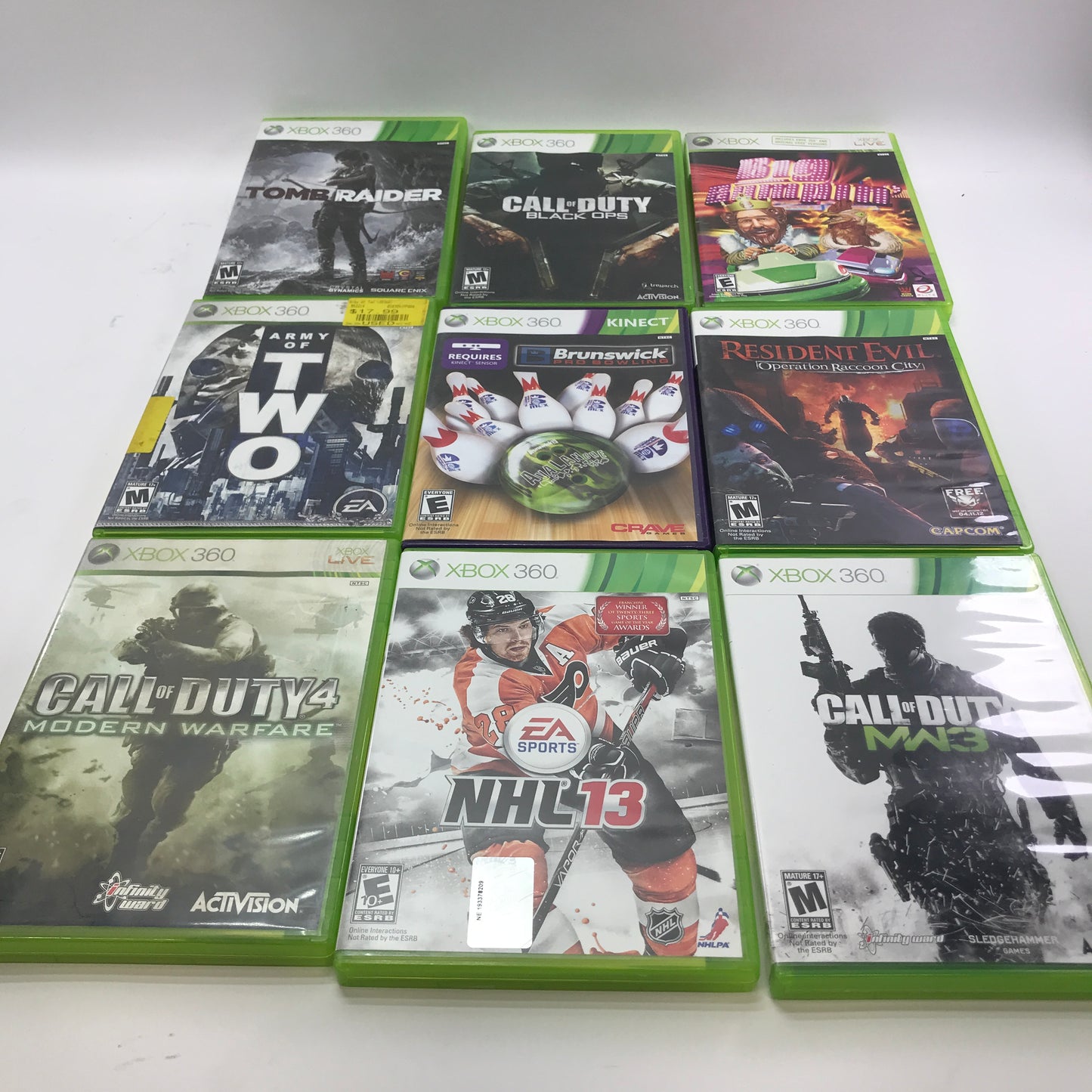 Lot of 133 Microsoft Xbox 360 Games [Call of Duty, Gears of War and More]