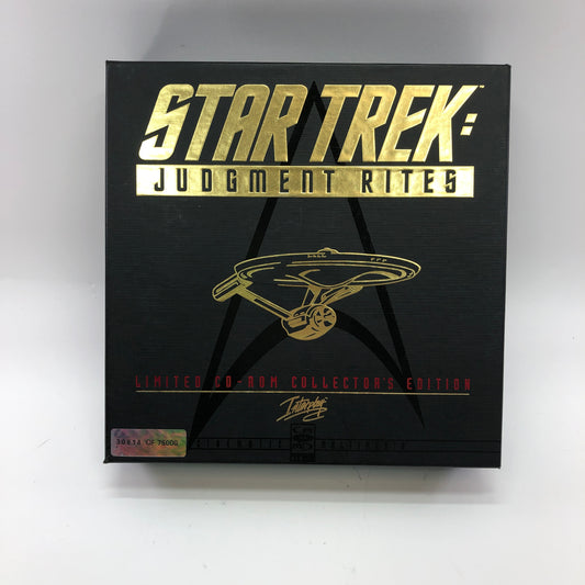 Star Trek: Judgment Rites [Limited CD-ROM Collector's Edition] (PC, 1994) No VHS