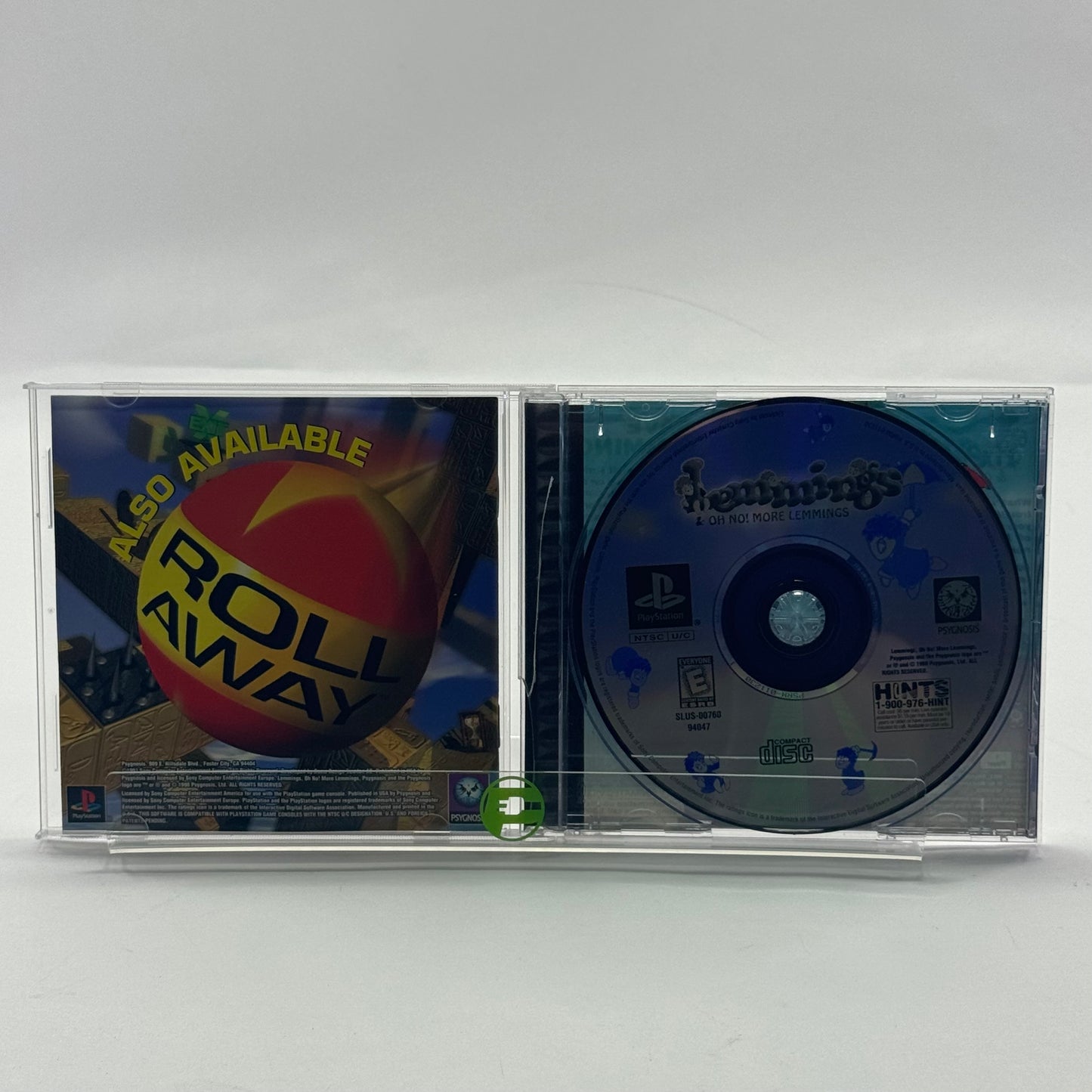 Lemmings and Oh No More Lemmings (Sony PlayStation 1 PS1, 1997)