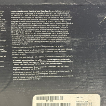 Microsoft Xbox One 500GB Console Gaming System Only Black 1540