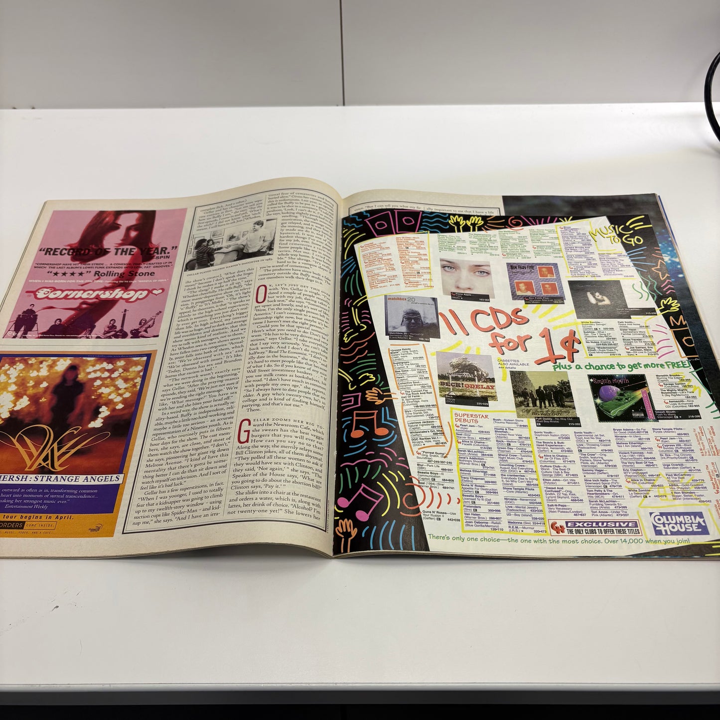 RollingStones Sarah Michelle Gellar April 2, 1998 Magazine ISSUE 783