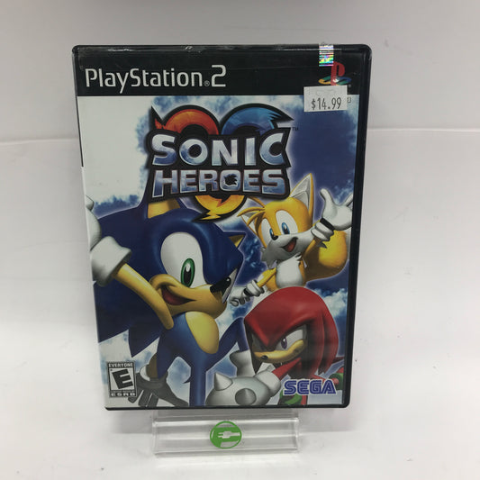 Sonic Heroes (Sony PlayStation 2 PS2, 2004)Complete in Original Box w Manual CIB