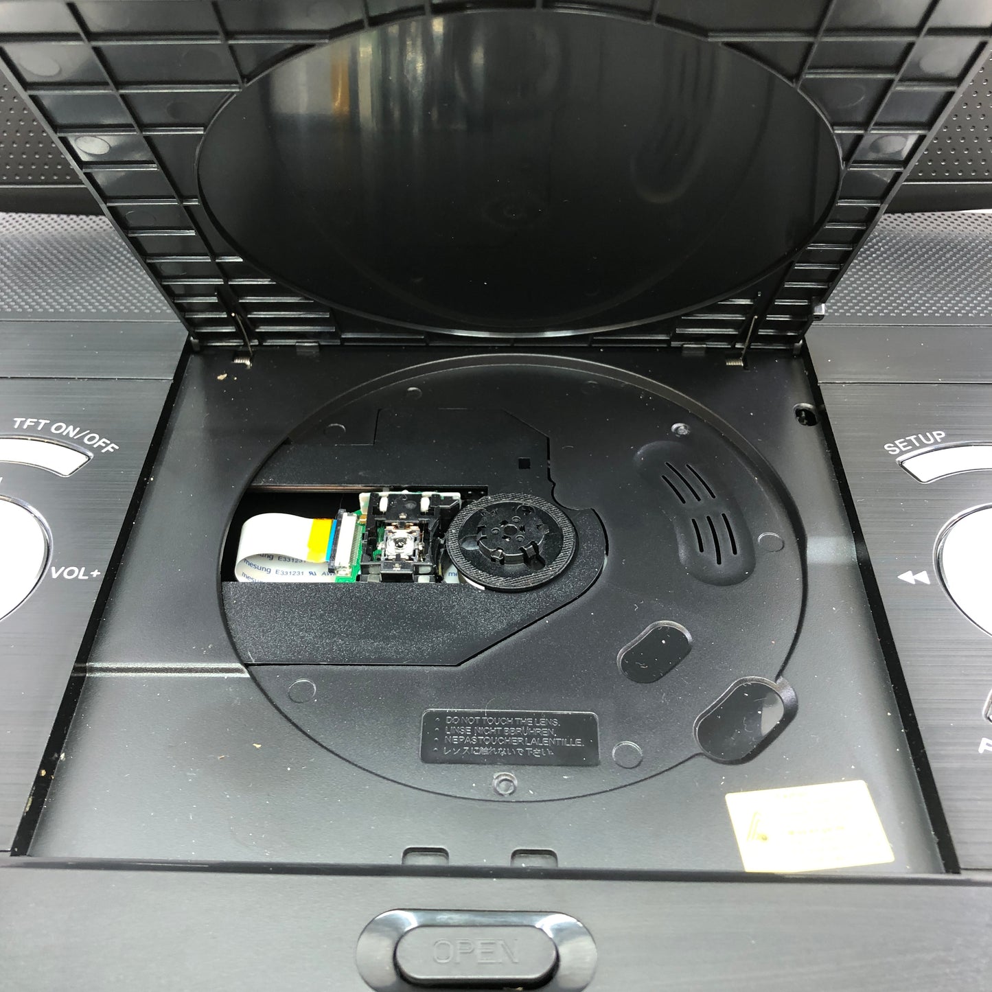 Proscan pdvd1332 Portable DVD Player 13.3" Screen CD Player with SD Card Slot