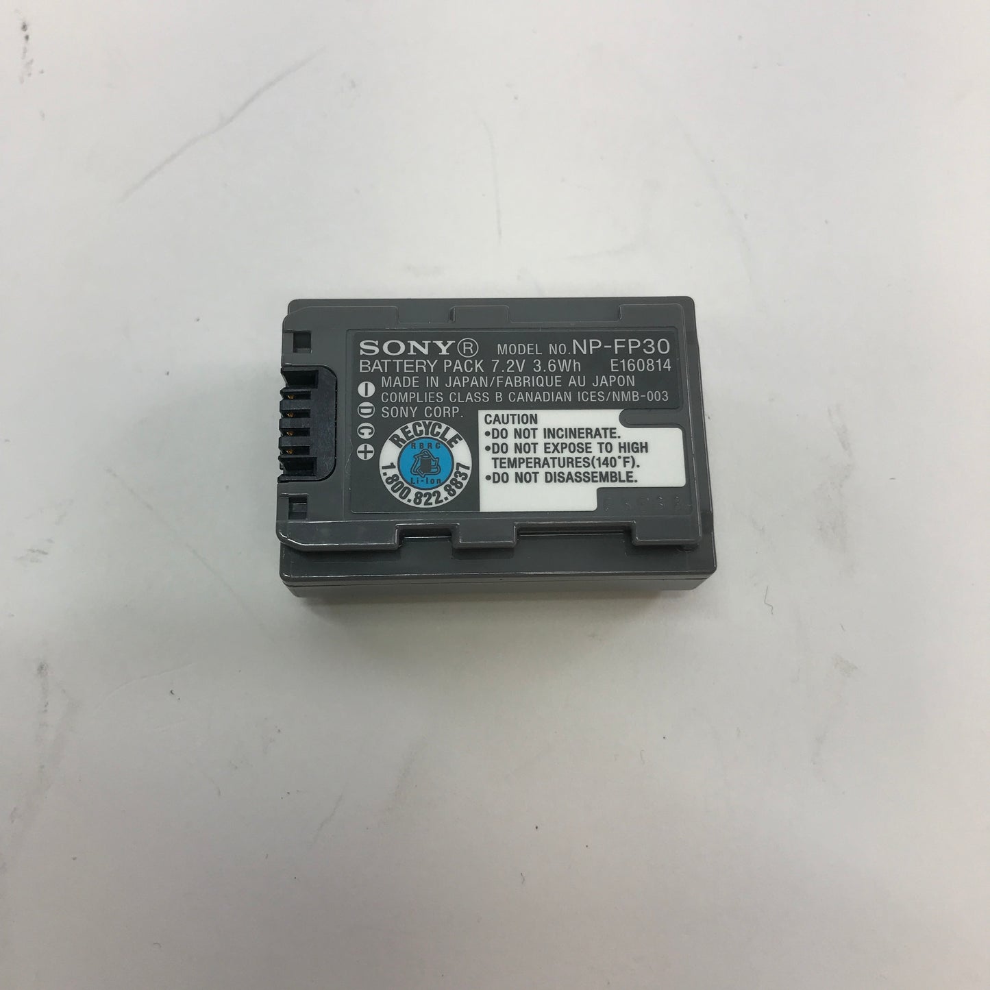 Broken Sony Handycam  Digital Video Camcorder DCR-HC21 NTCS Bad Touch Panel