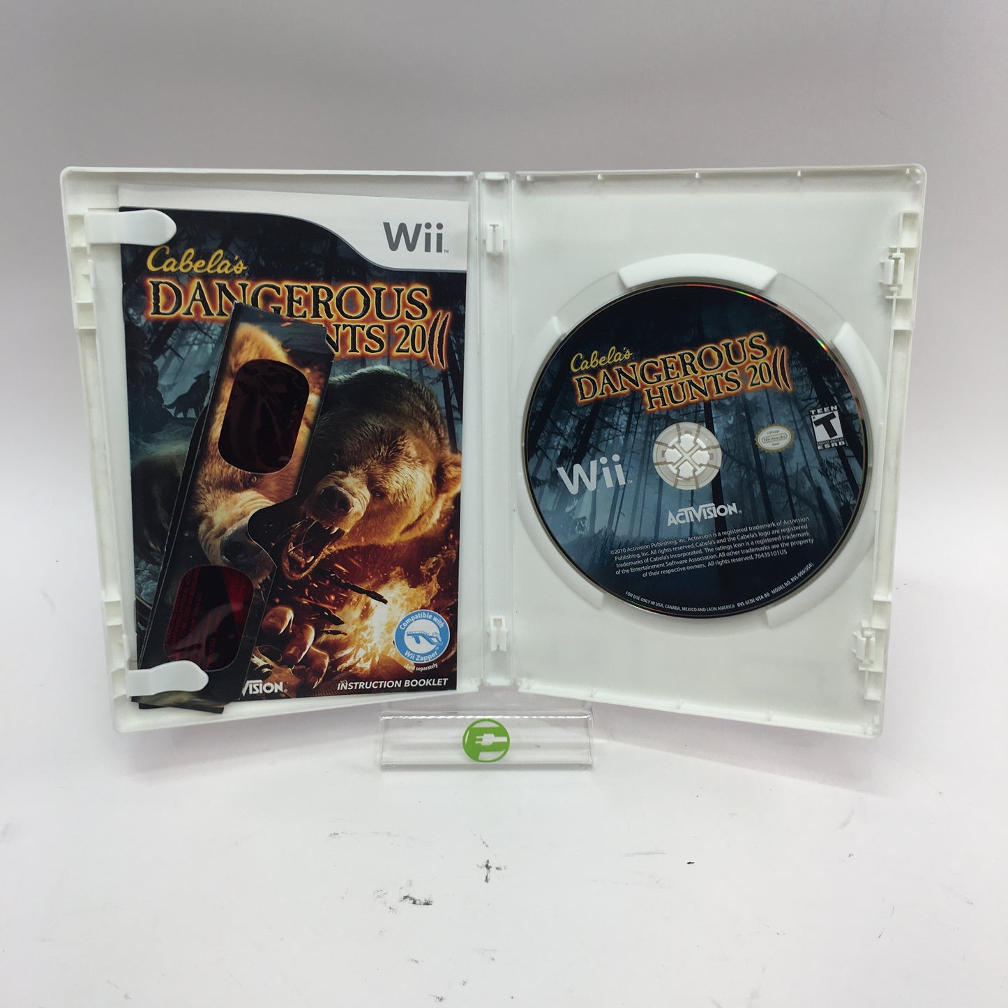 Cabela's Shotgun Controller for Wii Systems w 2 CIB Games