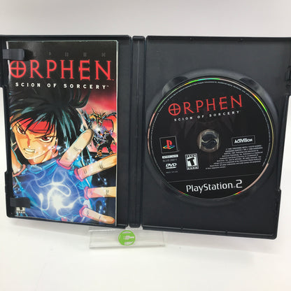 Orphen Scion of Sorcery (Sony PlayStation 2 PS2, 2000) CIB w/ Registration Card
