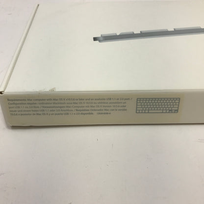 Apple Keyboard MB869LL/A Silver Tested and Working w Original Box