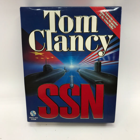 Tom Clancy: SSN (PC, 1996) Minty Disc, No Scratches, CIB