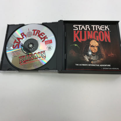 Star Trek Klingon (PC, 1996) Complete in Original Big Box w/ All Inserts, CIB