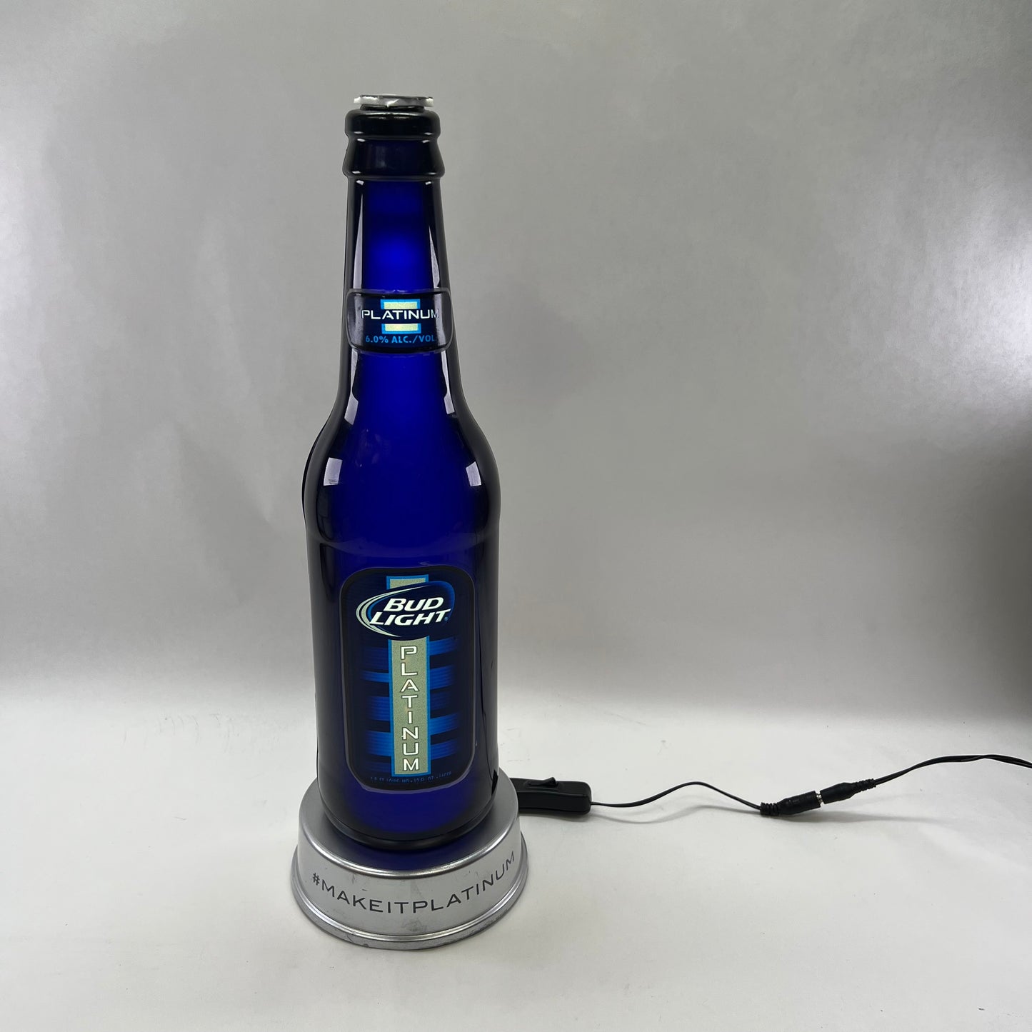 Budlight PLATINUM Promotional LED Beer Bottle Light
