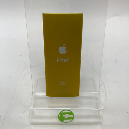 iPod Nano 4th Gen A1285 Yellow Tested and Working 8gb