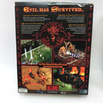 Diablo II (PC, 2000) w/ Lord of Destruction and Strategy Guide, CIB