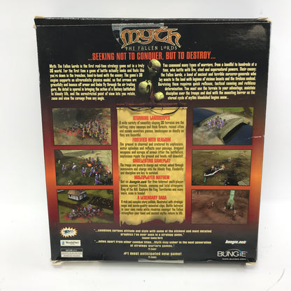 Myth: The Fallen Lords (PC, 1997) w Manual and Quick Reference Card
