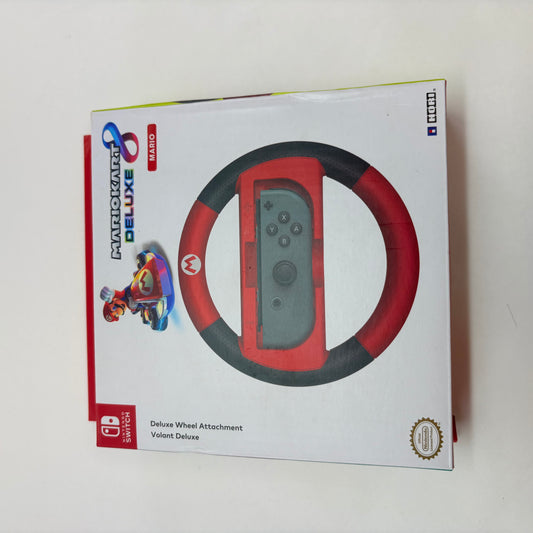 New Nintendo HORI Official Nintendo Switch Mario Kart 8 Deluxe Wheel Mario