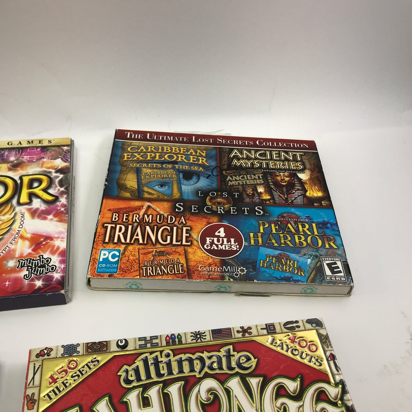 Lot of 9 Find-It, Multi-Game Packs for PC [Luxor, Mahjongg, Atari2600 and More]