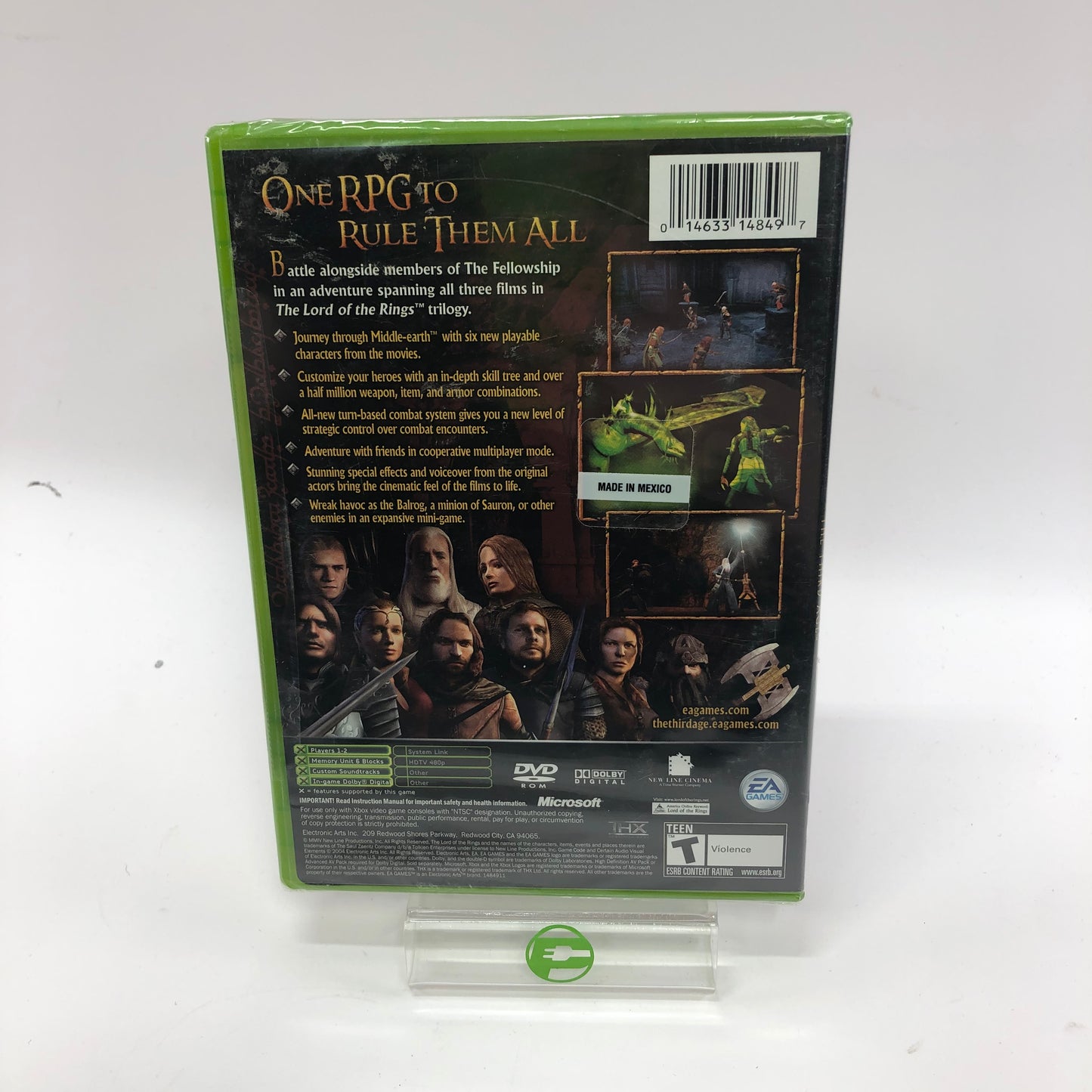 New Lord of the Rings: The Third Age (Microsoft Xbox, 2004) Factory Sealed