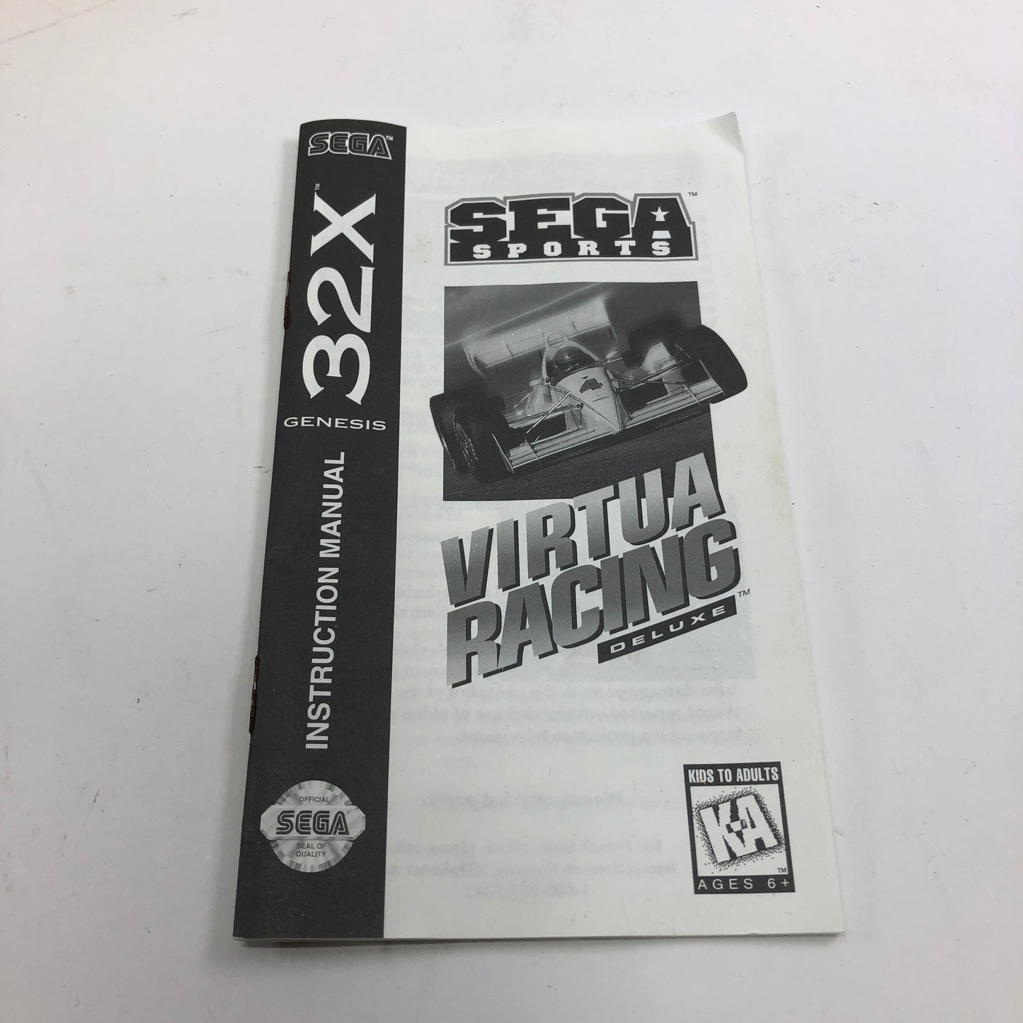 Virtua Racing Deluxe (Sega 32X, 1994) Complete in Original Box, CIB