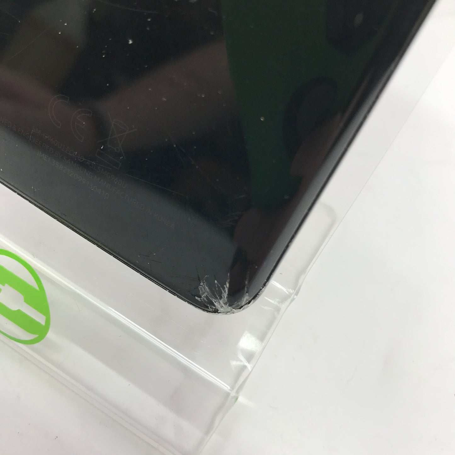 Broken Unlocked Samsung Galaxy S9 64GB SM-GU1 Cracked Screen Parts Only READ