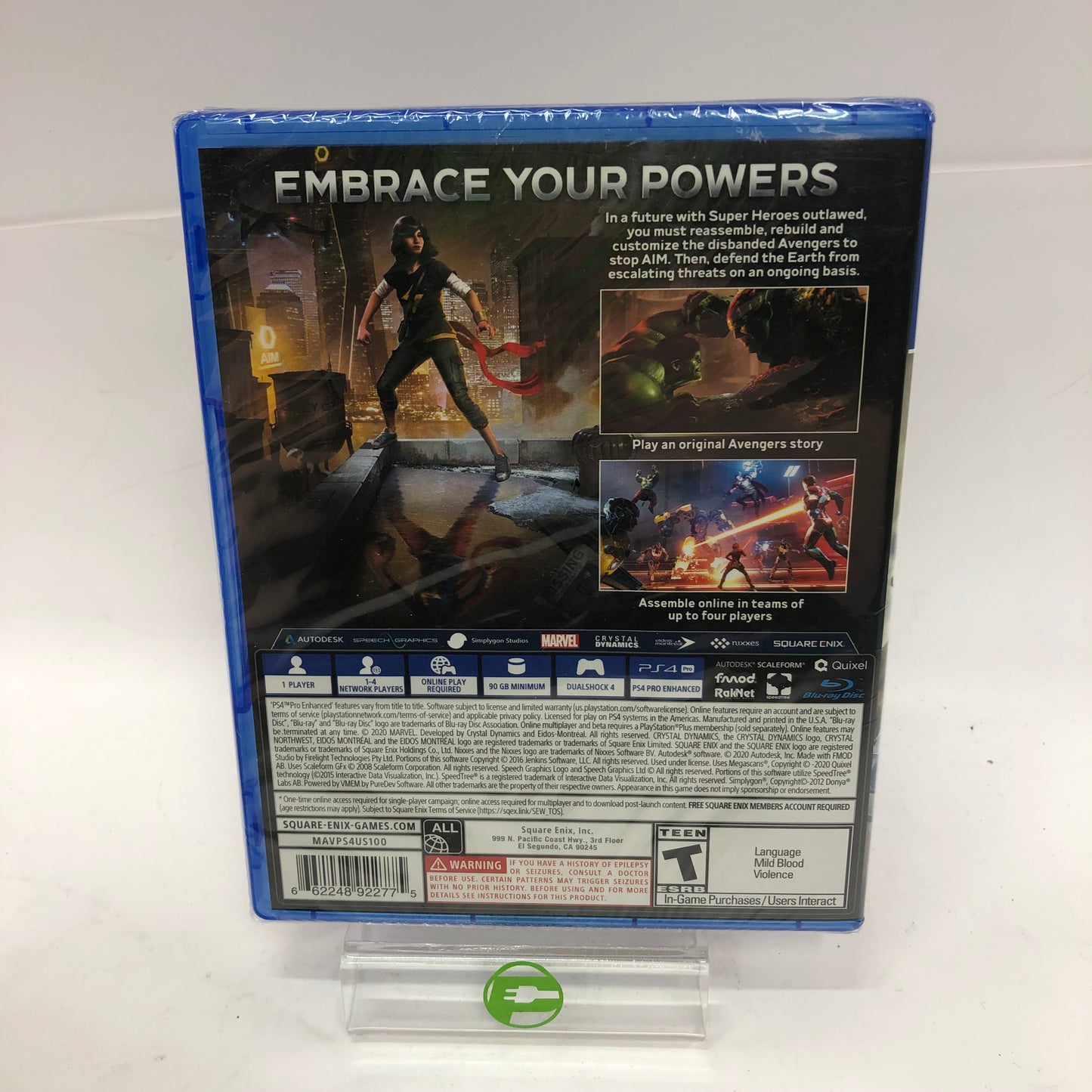 New Marvel Avengers (Sony PlayStation 4 PS4, 2020) Factory Sealed