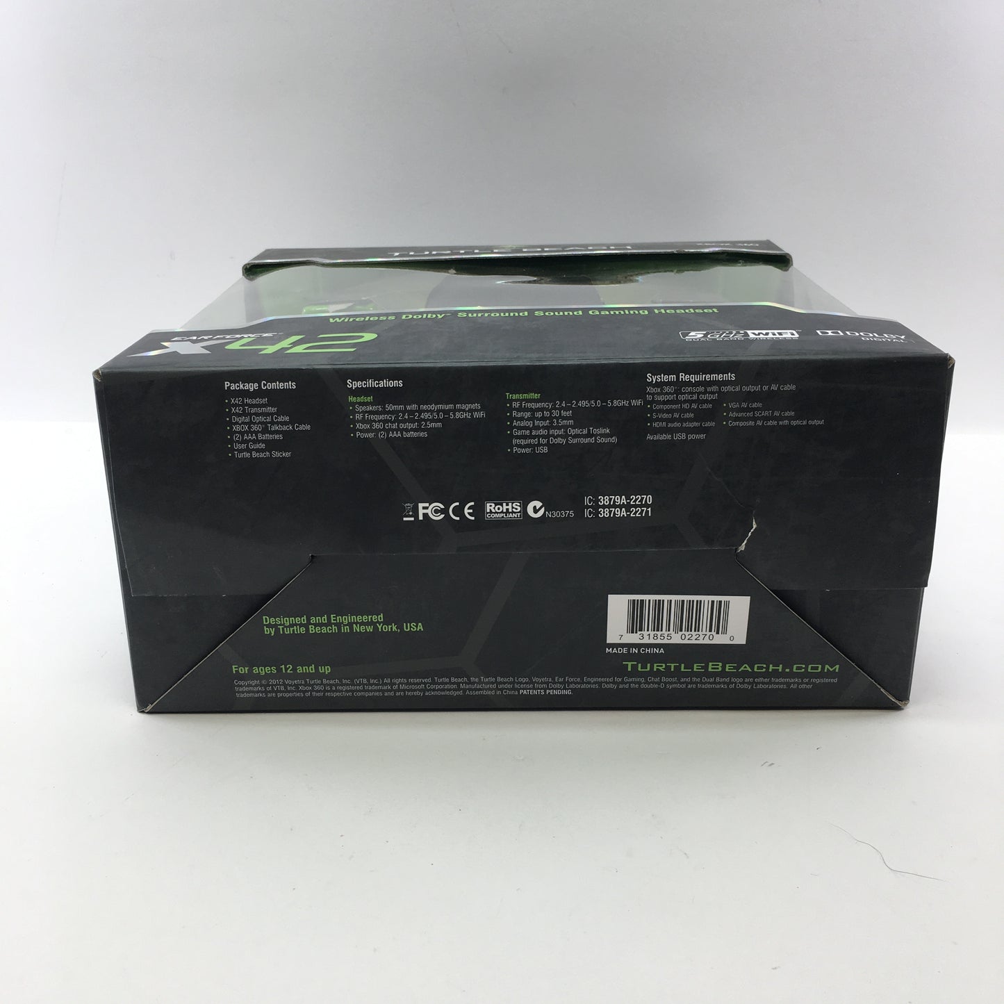 Turtlebeach earforce x42 Wireless Gaming Headset TBS-2270-01