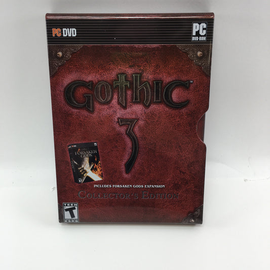 Gothic 3 [Collector's Edition] (PC, 2006) in Original Steel Book w Map