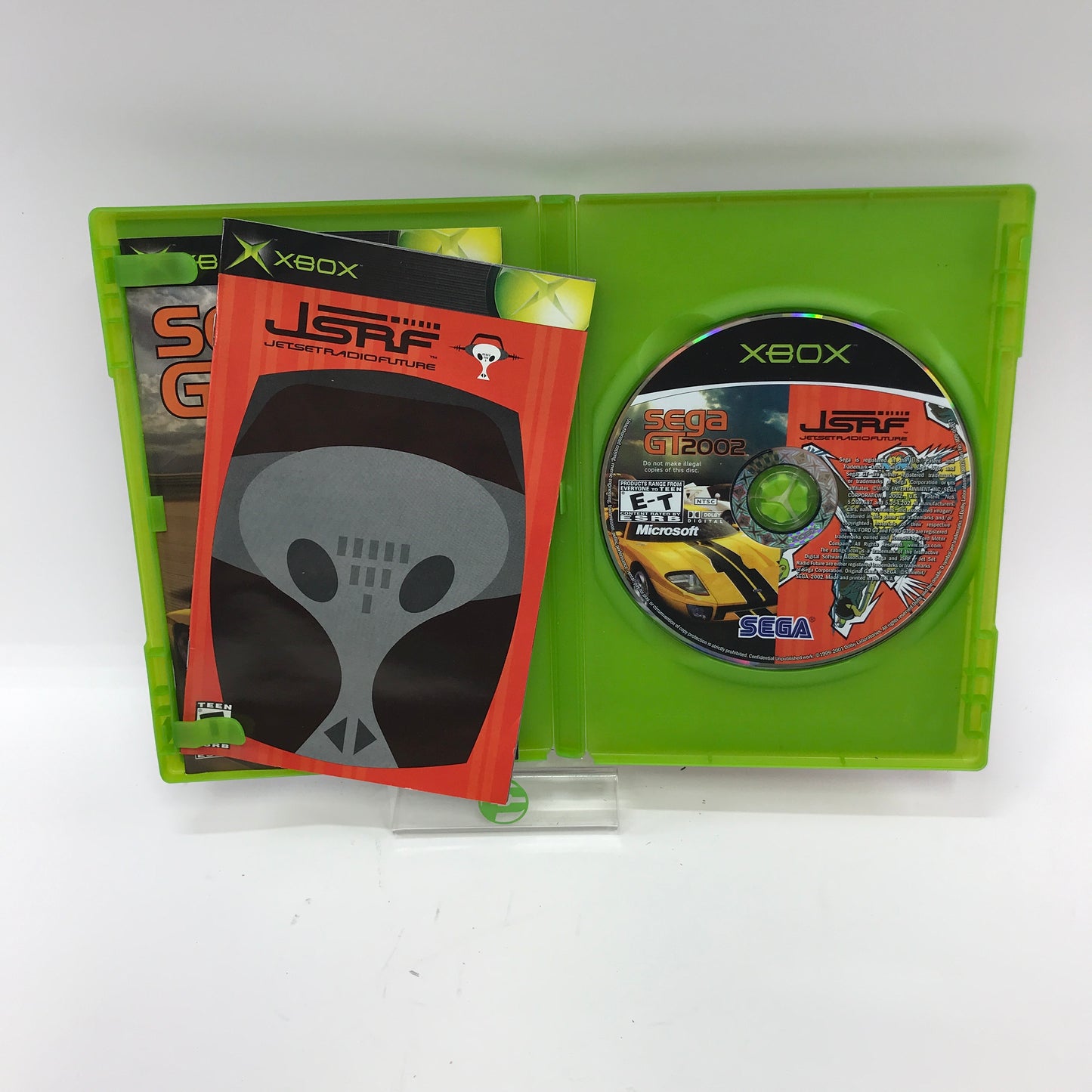 Sega GT 2002 & JSRF (Microsoft Xbox, 2002) Complete in Box CIB
