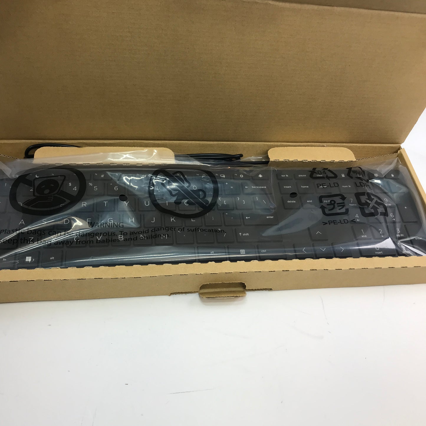 New HP Halley USB Keyboard DIB US HSA-P010K Lot of 4 HP USB Keyboard