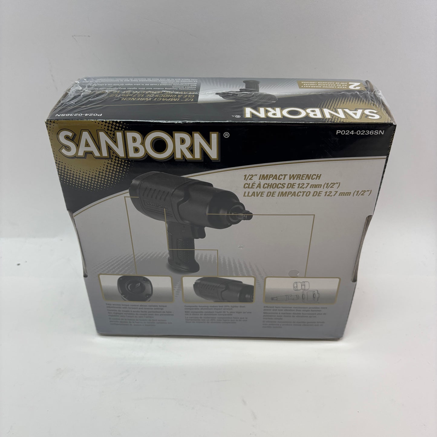Sanborn P024-0236SN 1/2" Impact Wrench