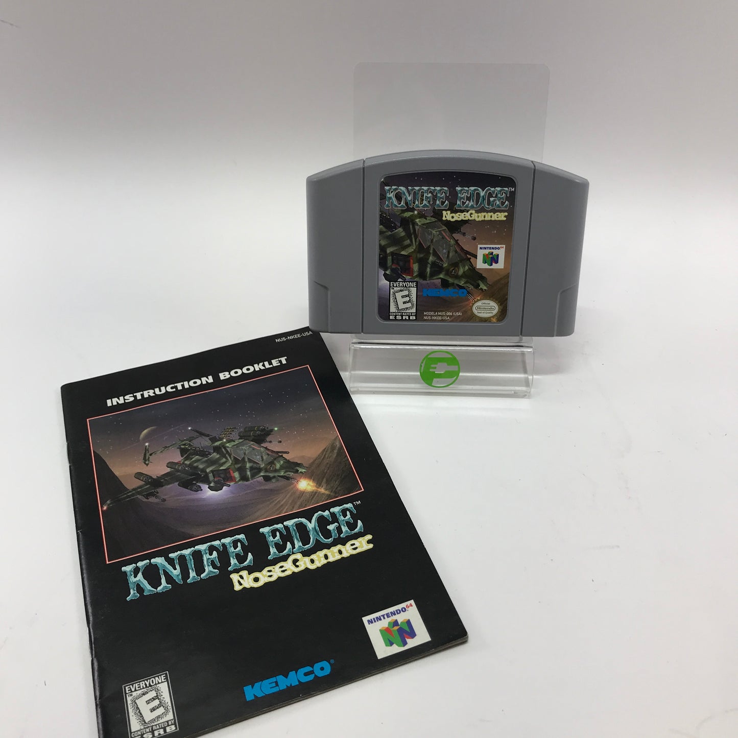 Knife Edge Nose Gunner (Nintendo 64 N64, 1998) w/ Original Instructional Manual