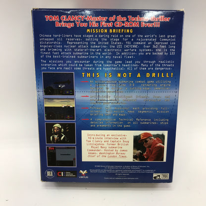 Tom Clancy: SSN (PC, 1996) Minty Disc, No Scratches, CIB