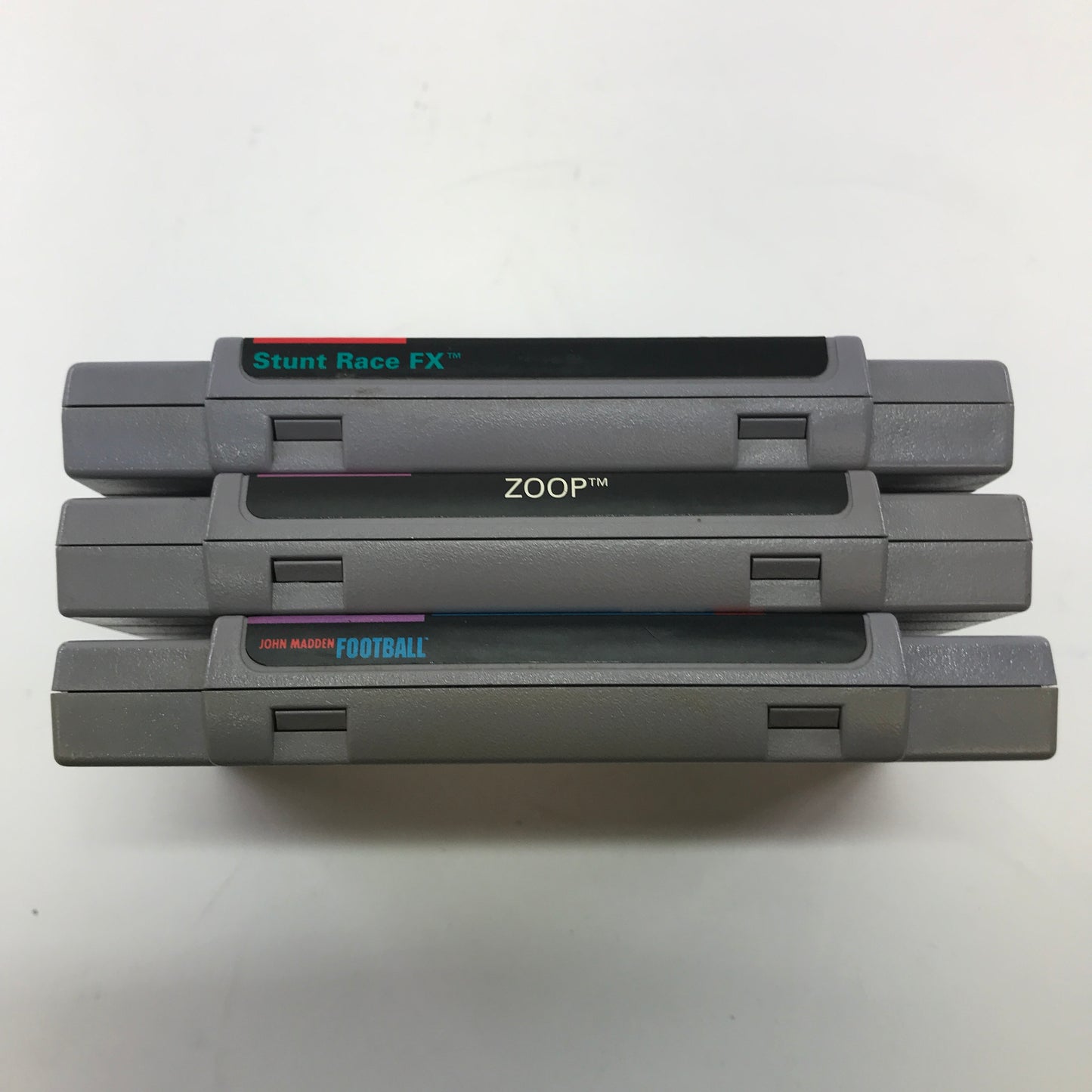 Lot of 3 Super Nintendo SNES Games Tested Works