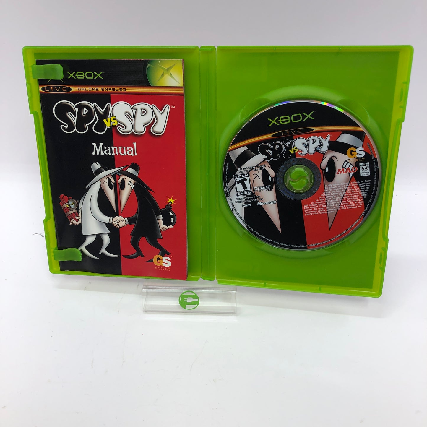 Spy vs. Spy (Microsoft Xbox, 2005) Complete in Original Box w Manual, CIB