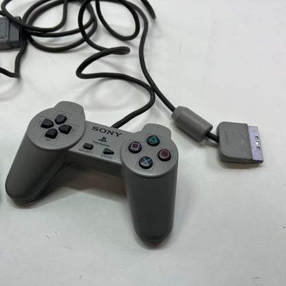 Sony PlayStation 2 PS2 DualShock 2 Wired Controller Gray Lot SCPH-1200