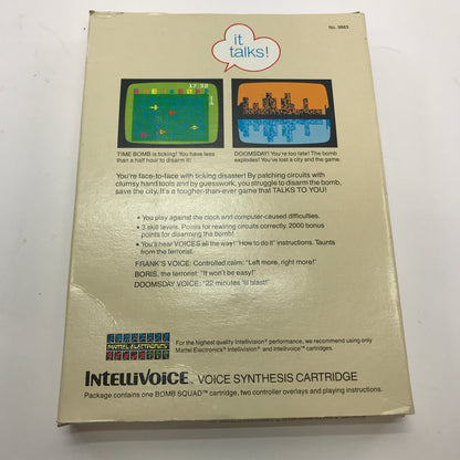 IntelliVoice Game Lot [Space Spartan, B-17 Bomber and Bomb Squad]
