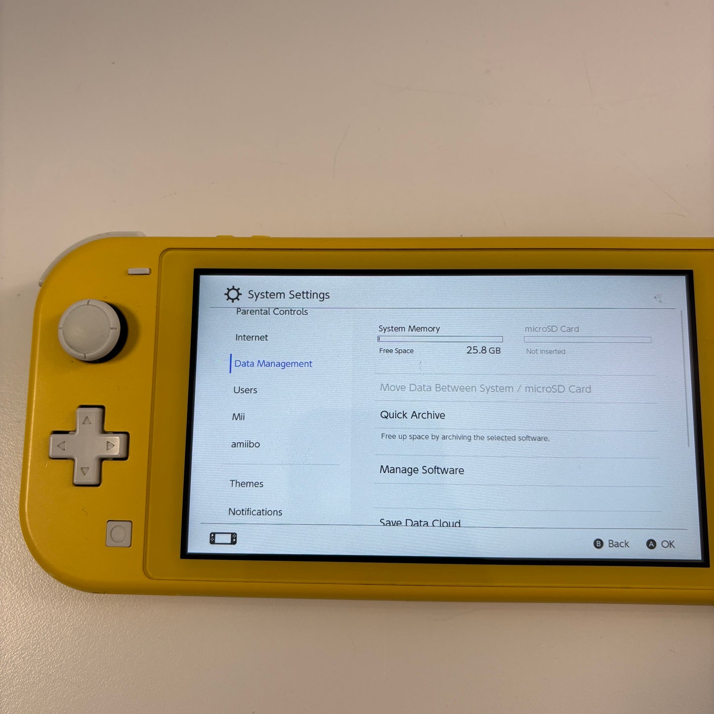 Nintendo Switch Lite Handheld Game Console Only HDH-001 Yellow