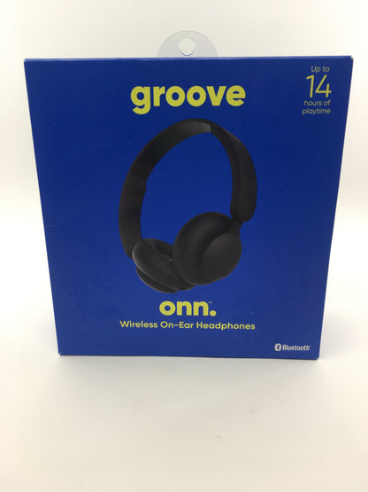 Onn Groove Wireless On-Ear Headphones 2403B AAABLK100002890 Black Bluetooth