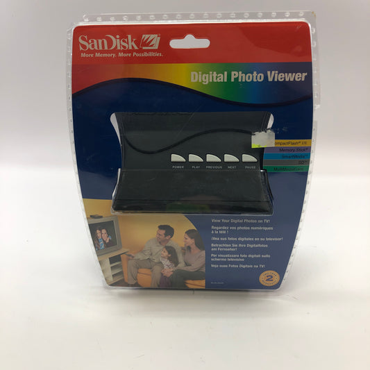 New Sandisk Digital Photo Viewer w Remote SDV1-A
