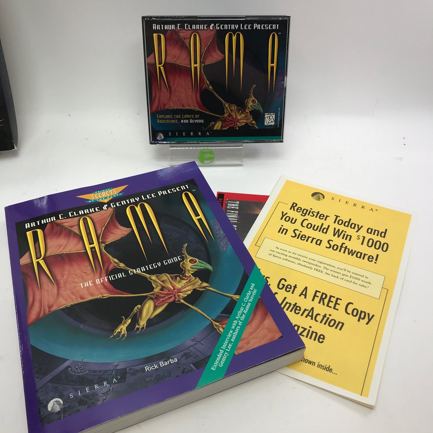 RAMA (PC, 1994) Comeplete in Original Big Box CIB w Strategy Guide