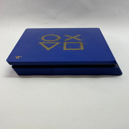 Sony Ps4 Slim Days of Play 1TB blue Console Gaming System CUH-2115B