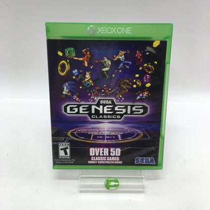Sega Genesis Classics (Microsoft Xbox One, 2019) in Original Box w/ Poster