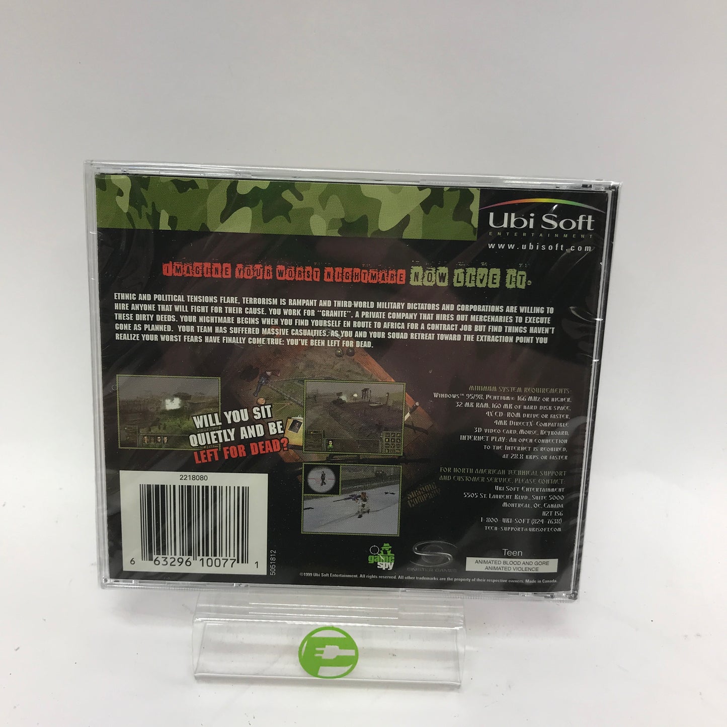 Shadow Company Left For Dead (PC, 1999) w Original Big Box w Manual