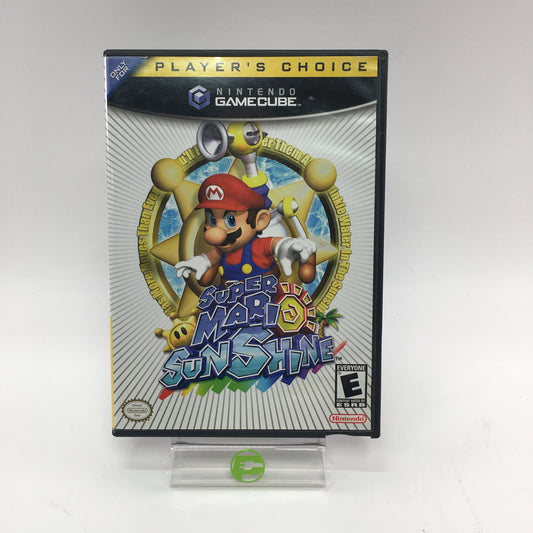 Super Mario Sunshine [Player's Choice] (Nintendo GameCube, 2003) w Manual