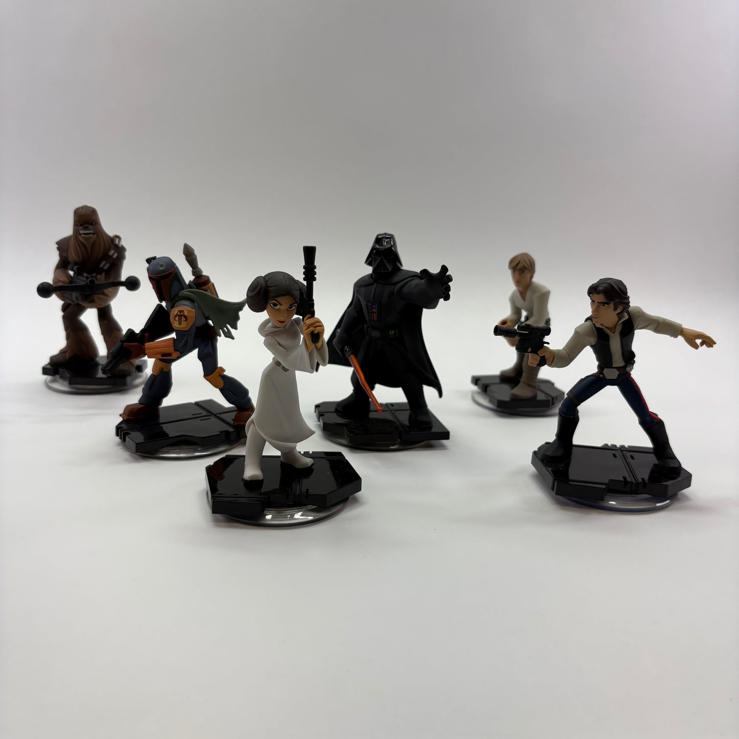 Lot of 6 Disney Infinity 3.0 Star Wars Trilogy Toy Figures INF