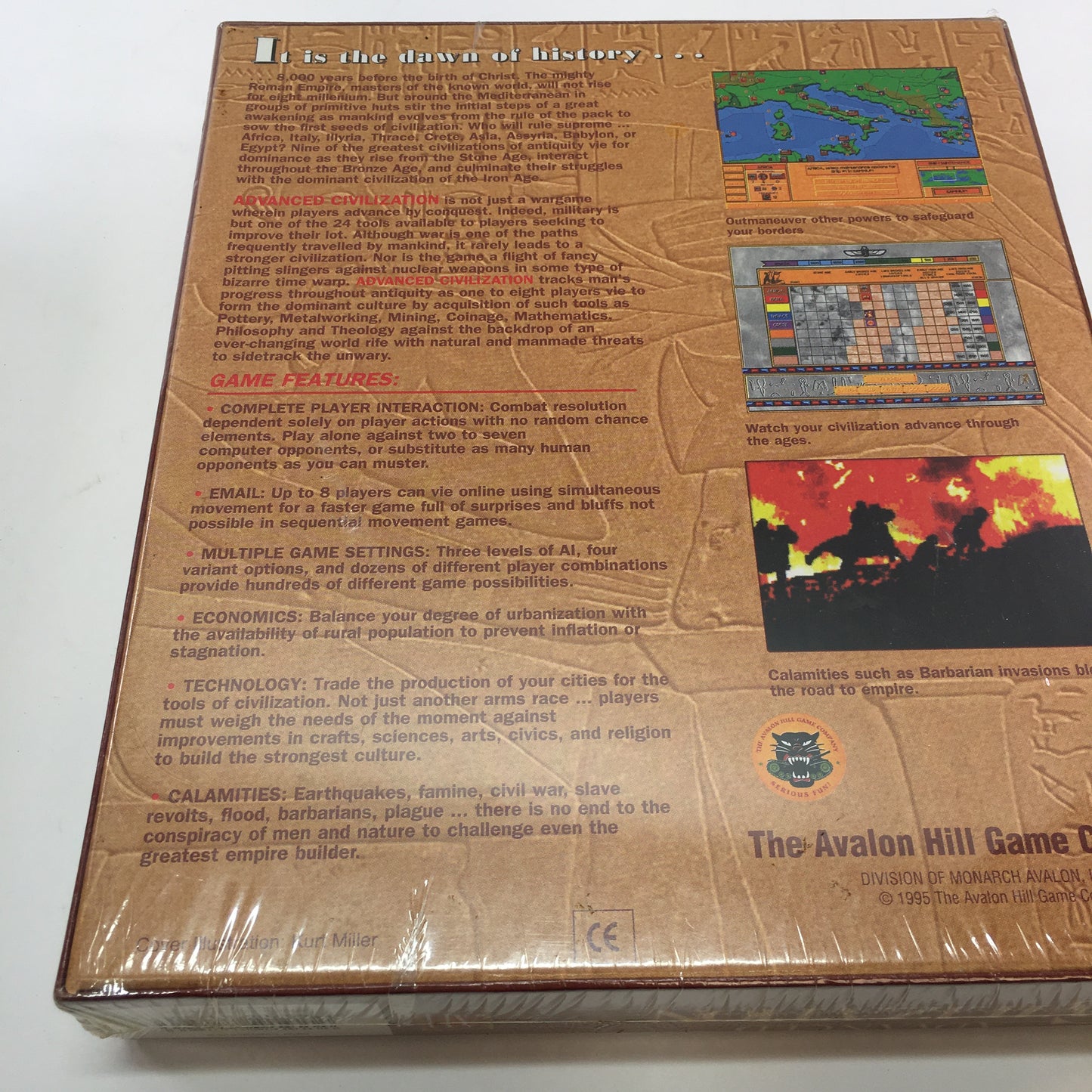 Sid Meier's Civilization [2-5] and Avalon Hill's Advanced Civilization for PC