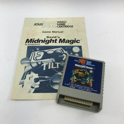 David's Midnight Magic (Atari 400, 1986) Manual and Cartridge Only